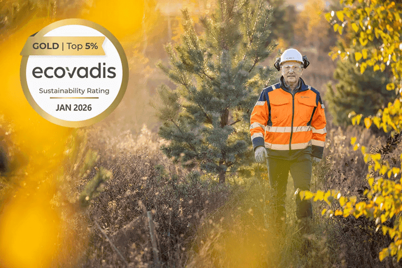 Sustainability EcoVadis Gold rating